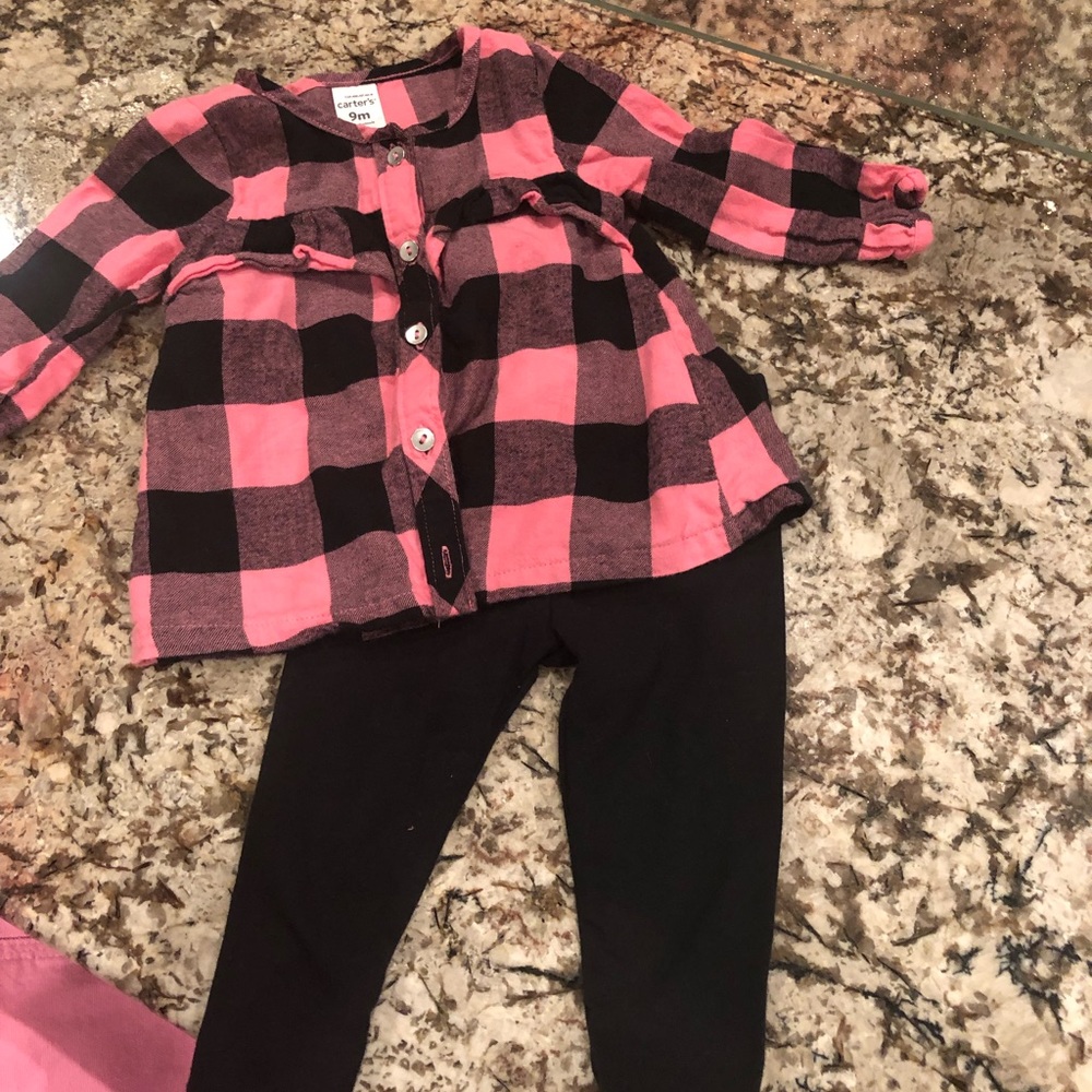 Carter’s flannel outfit